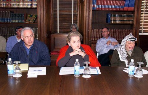 Netanyahu Albright Arafat